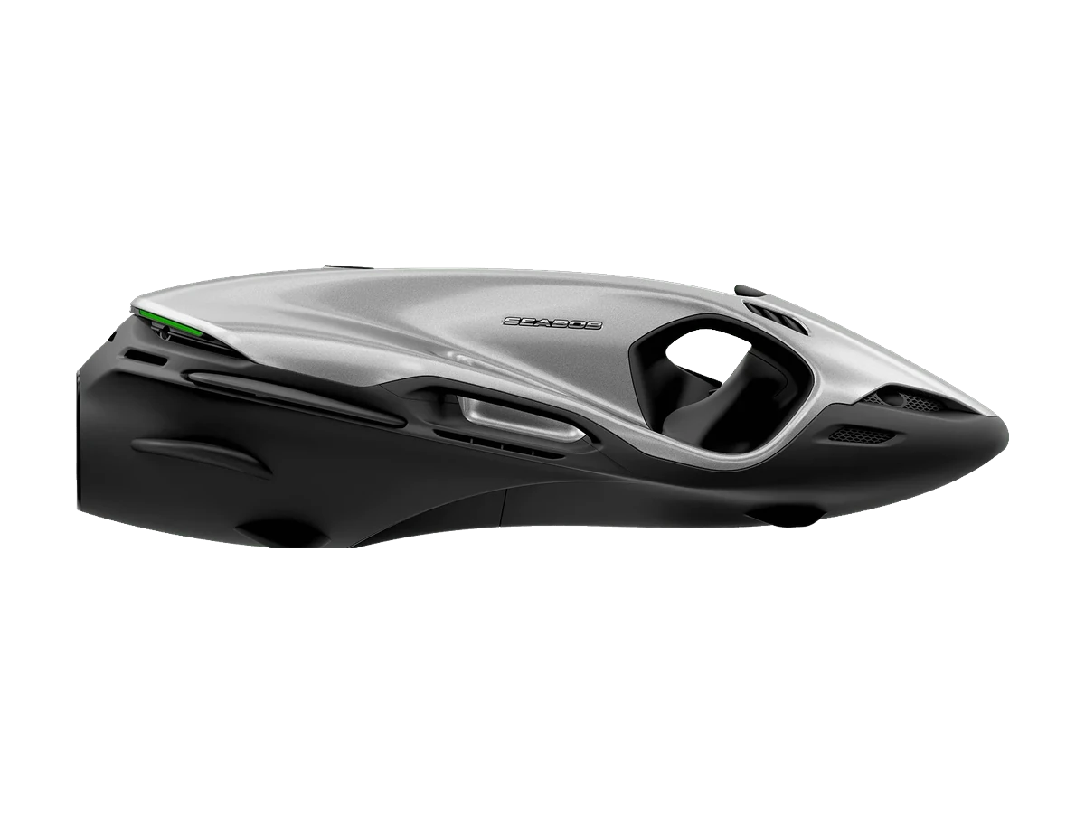 Seabob F9S Meteo Silver — scooter subacqueo 3,6 kW con Driving Stability System